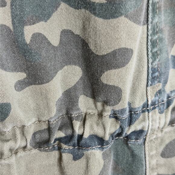 Lane Bryant EUC camo floral full zip embroidered cotton jacket 14/16 green pink - Picture 15 of 17